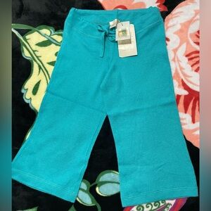 Kids Teal cashmere knit Pants Sz.S